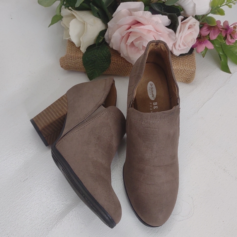 Dr. Scholl's Brown Heeled Ankle Boots